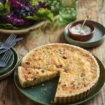 Crispy sprouty leeky lentils