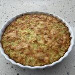 Мусака (греческая запеканка с овощами, фаршем и соусом бешамель)